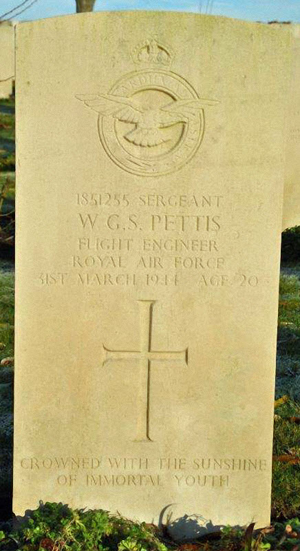 Sgt William George Sydney Pettis<br/><br /><br />died March 31st, 1944